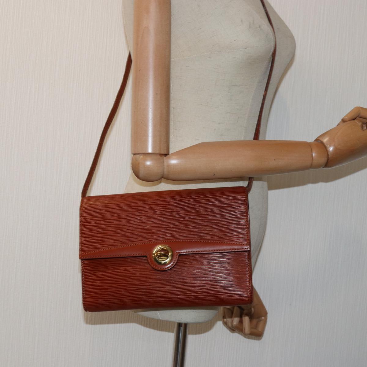 Louis Vuitton Arche Brown Leather Shoulder Bag