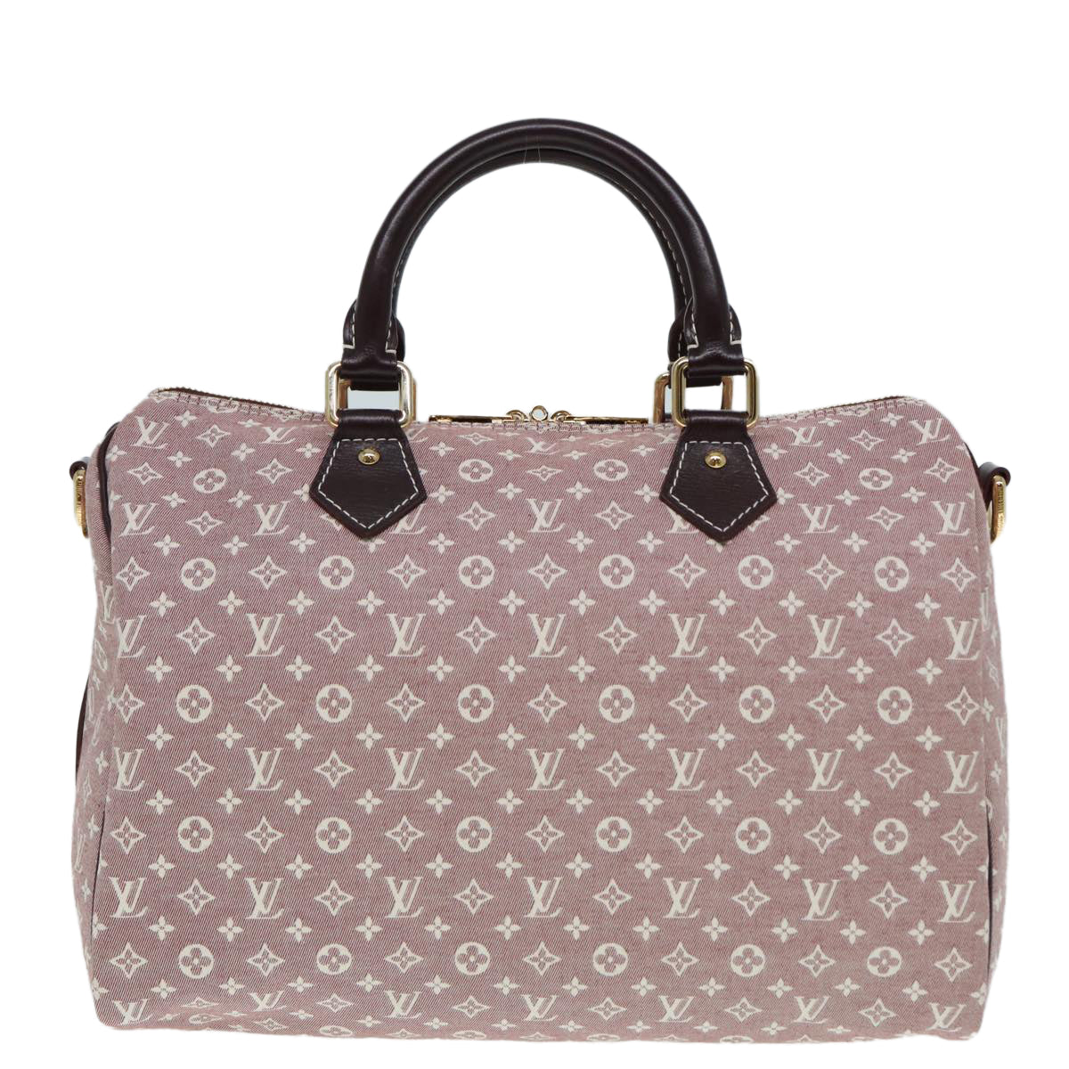 Louis Vuitton Speedy 30 Pink Canvas Hand Bag