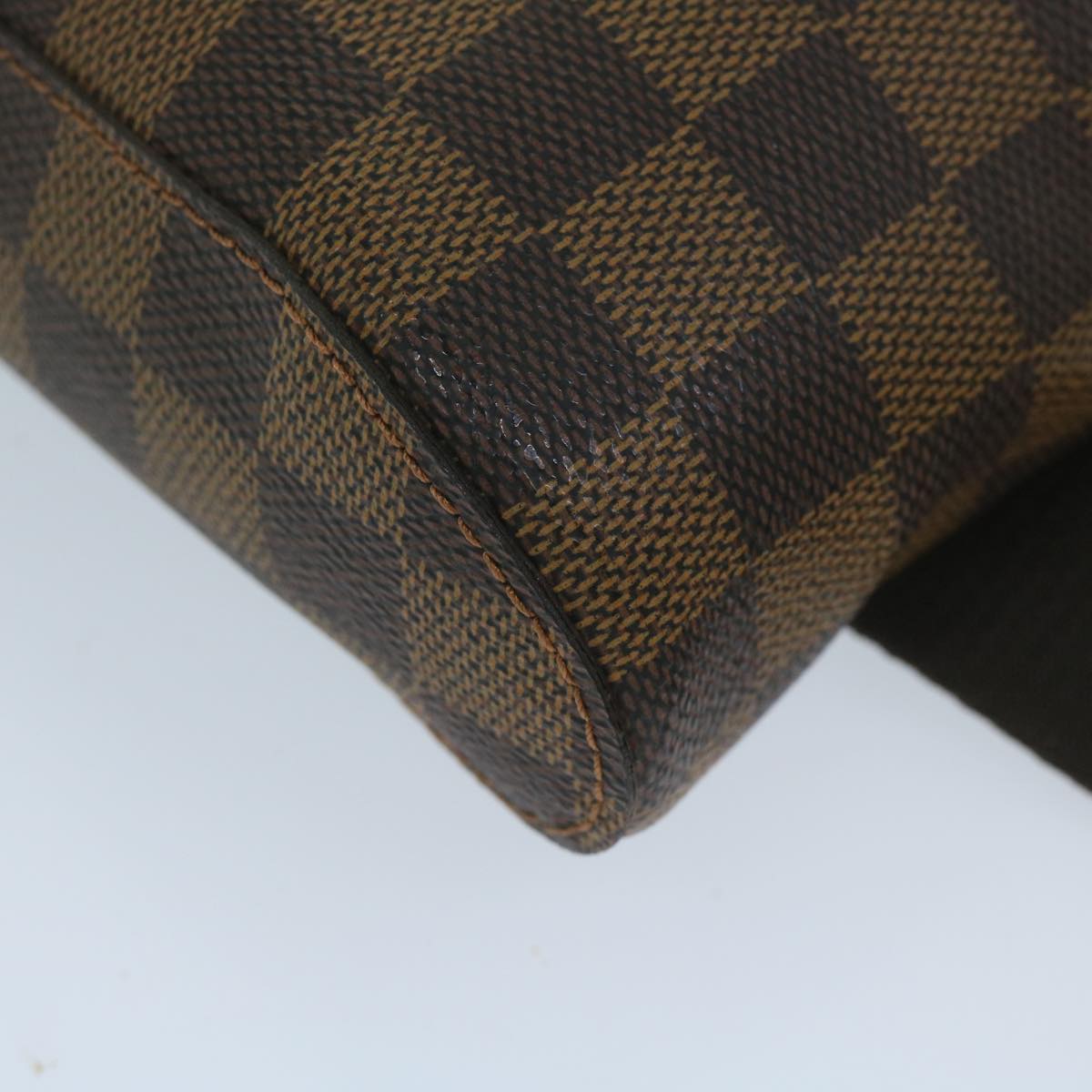 Louis Vuitton Geronimos Brown Canvas Shoulder Bag