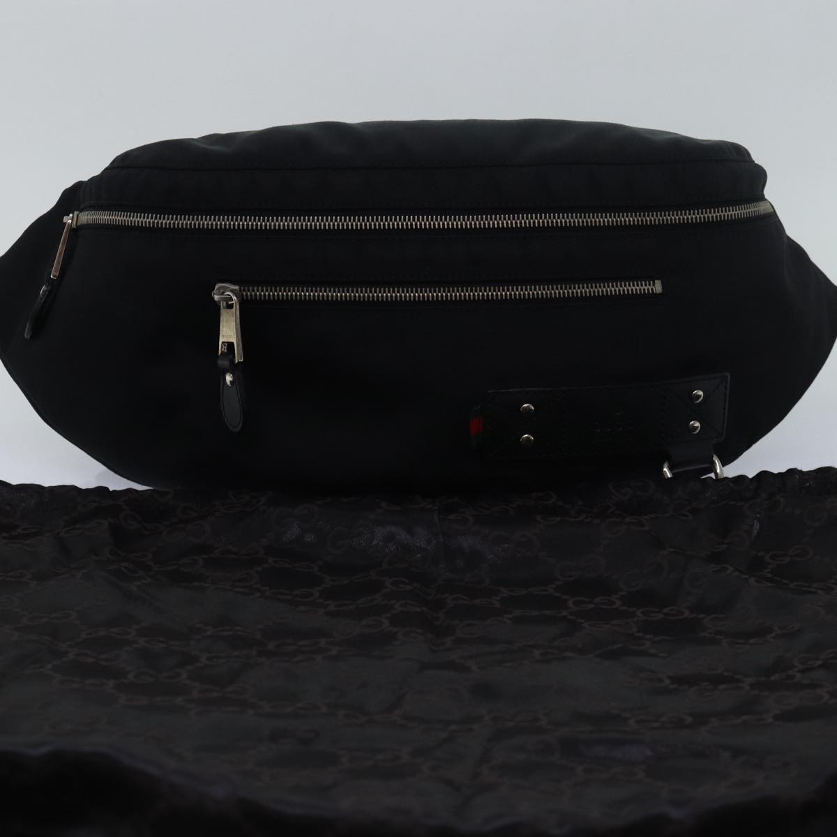 Gucci Guccissima Black Synthetic Shoulder Bag