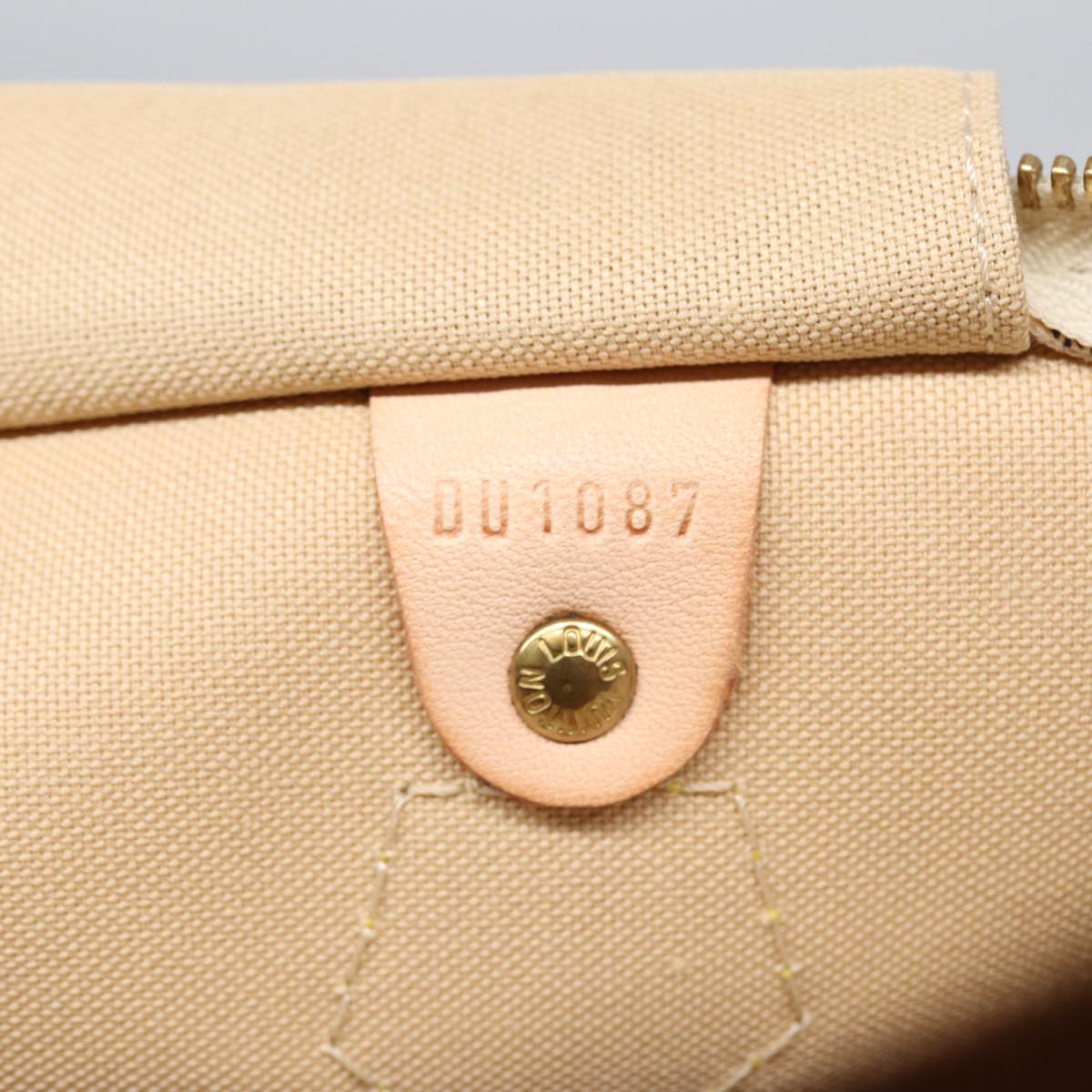 Louis Vuitton Speedy 30 Beige Canvas Hand Bag