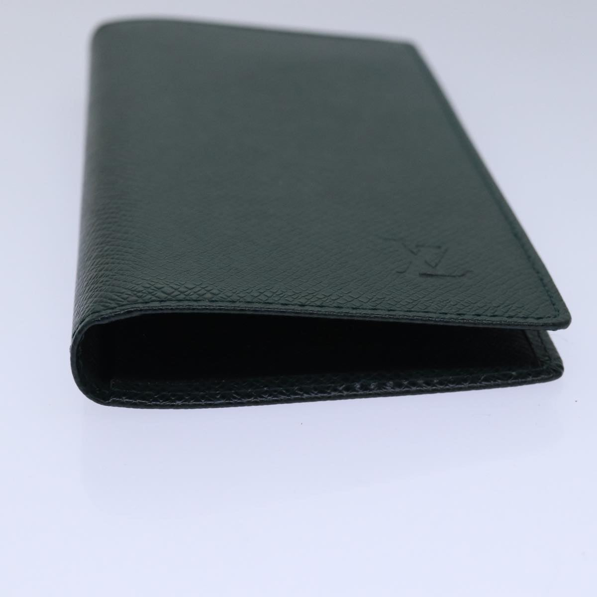 Louis Vuitton Agenda de Poche Green Leather Wallet Accessories