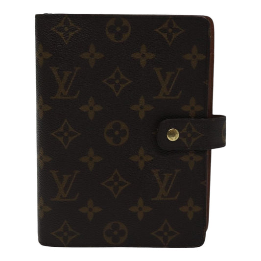 Louis Vuitton Agenda MM Brown Canvas Wallet Accessories