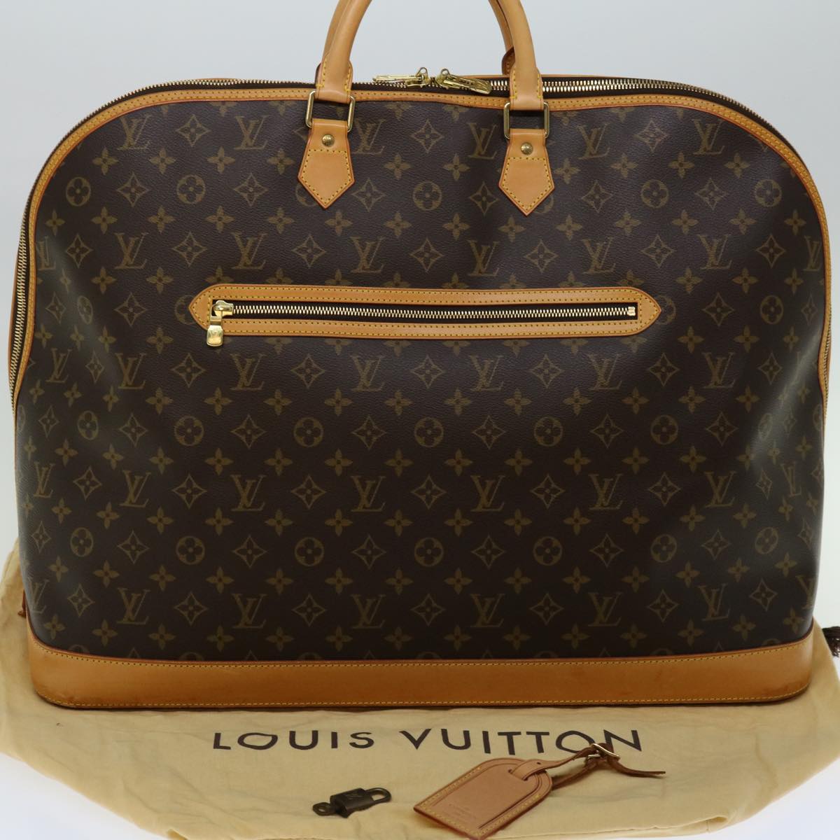 Louis Vuitton Alma Brown Canvas Travel Bag