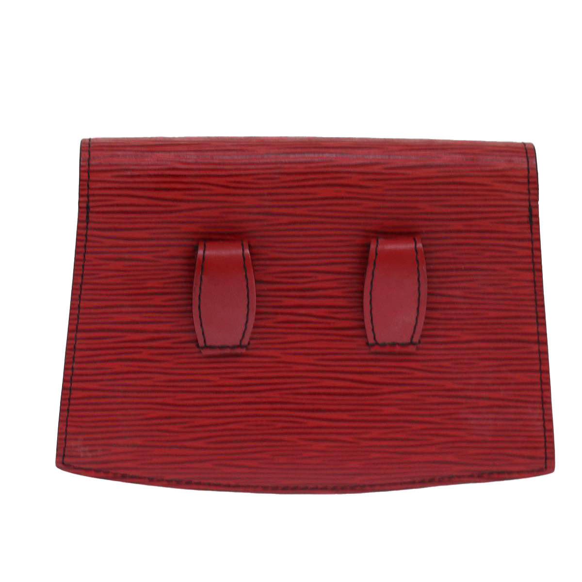 Louis Vuitton Tilsitt Red Silver Clutch Bag