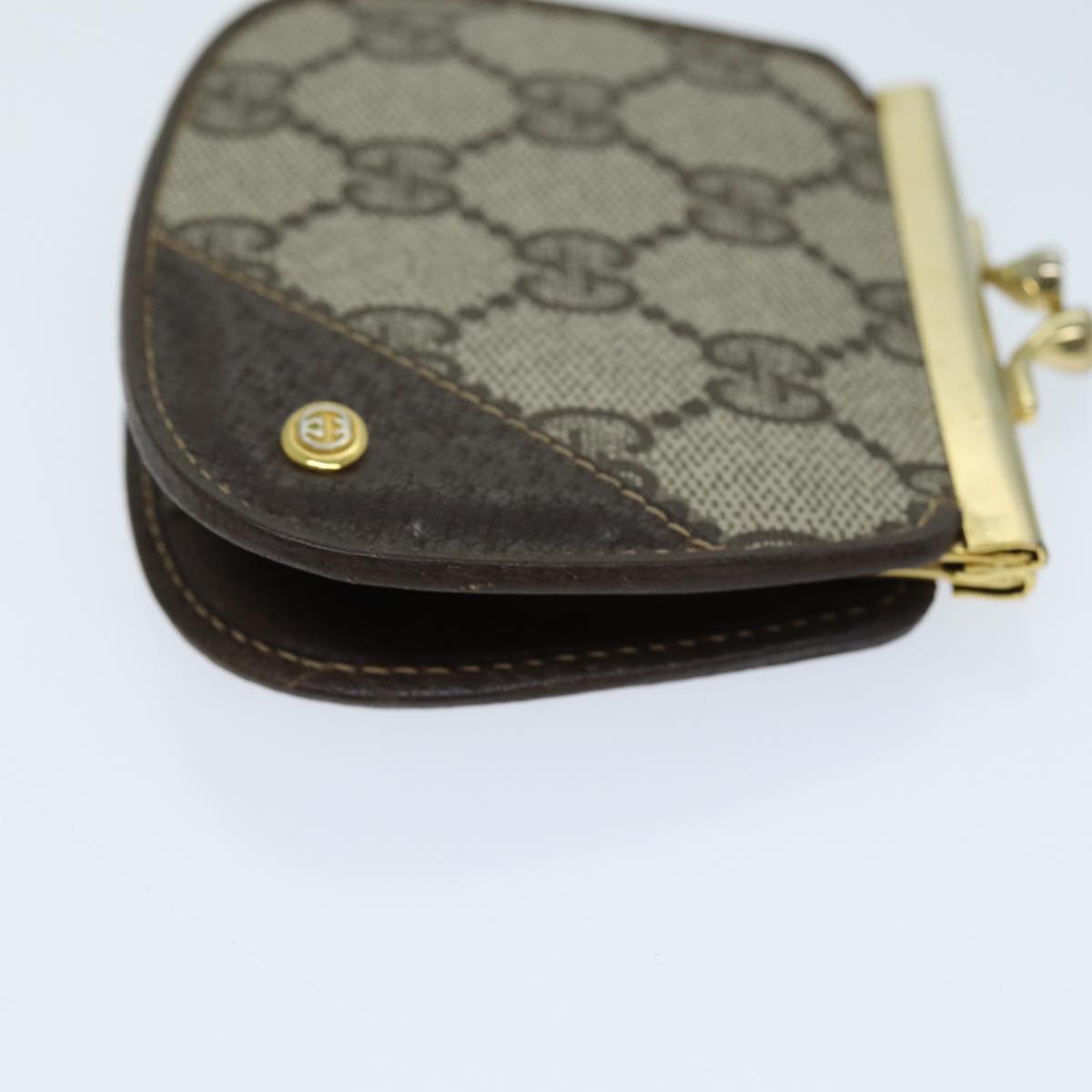 Gucci GG pattern Beige Canvas Wallet Accessories