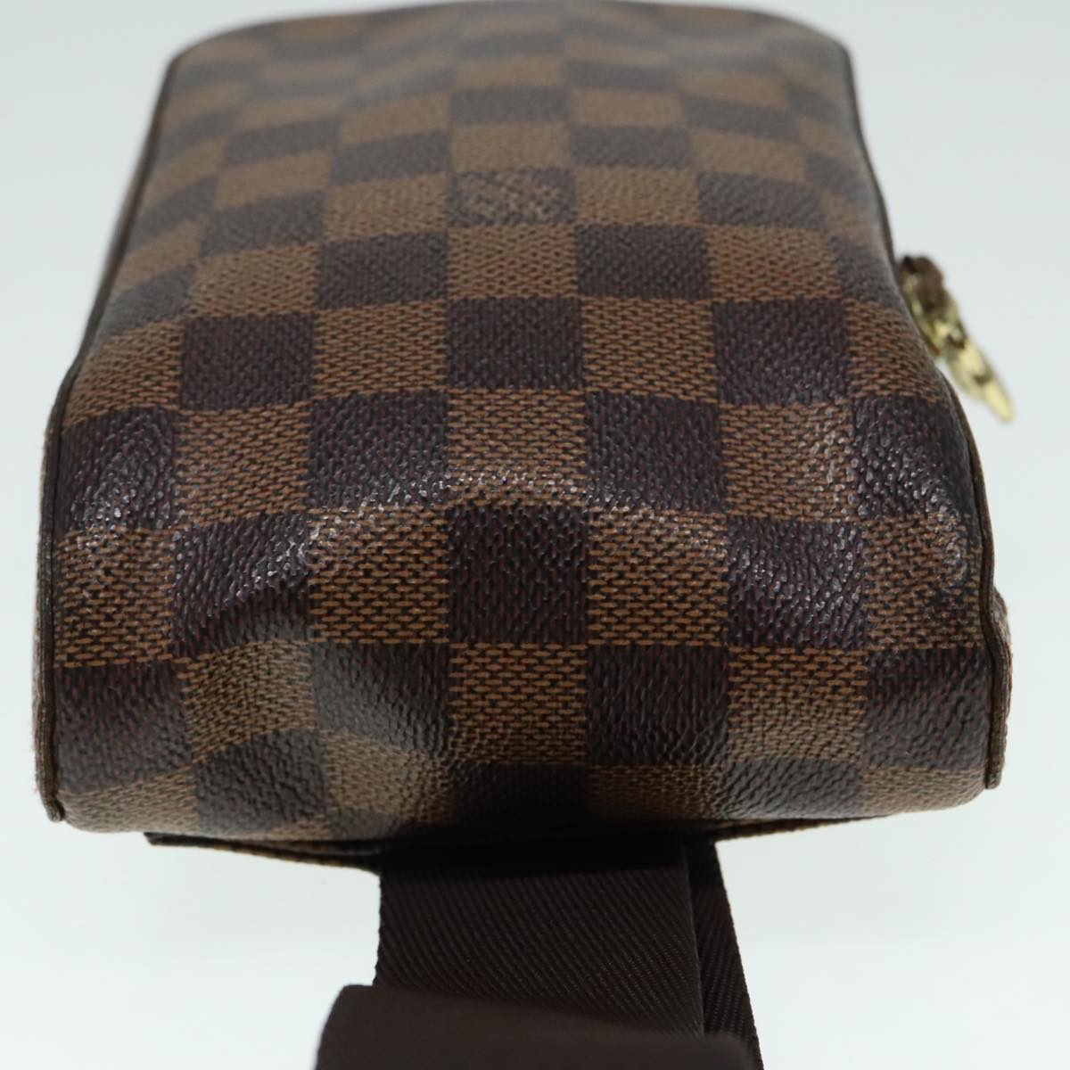 Louis Vuitton Geronimos Brown Canvas Shoulder Bag