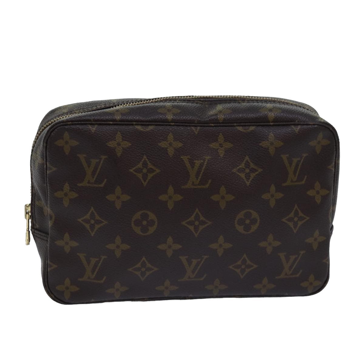 Louis Vuitton Trousse de Toilette Black Canvas Clutch Bag