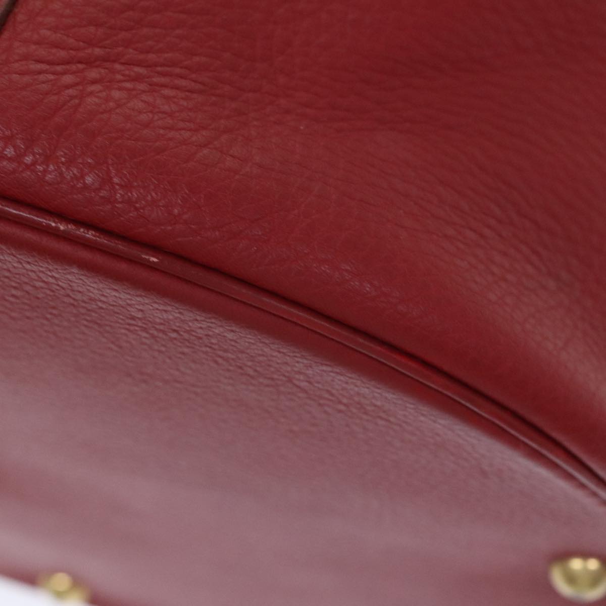 Hermès Red Leather Hand Bag