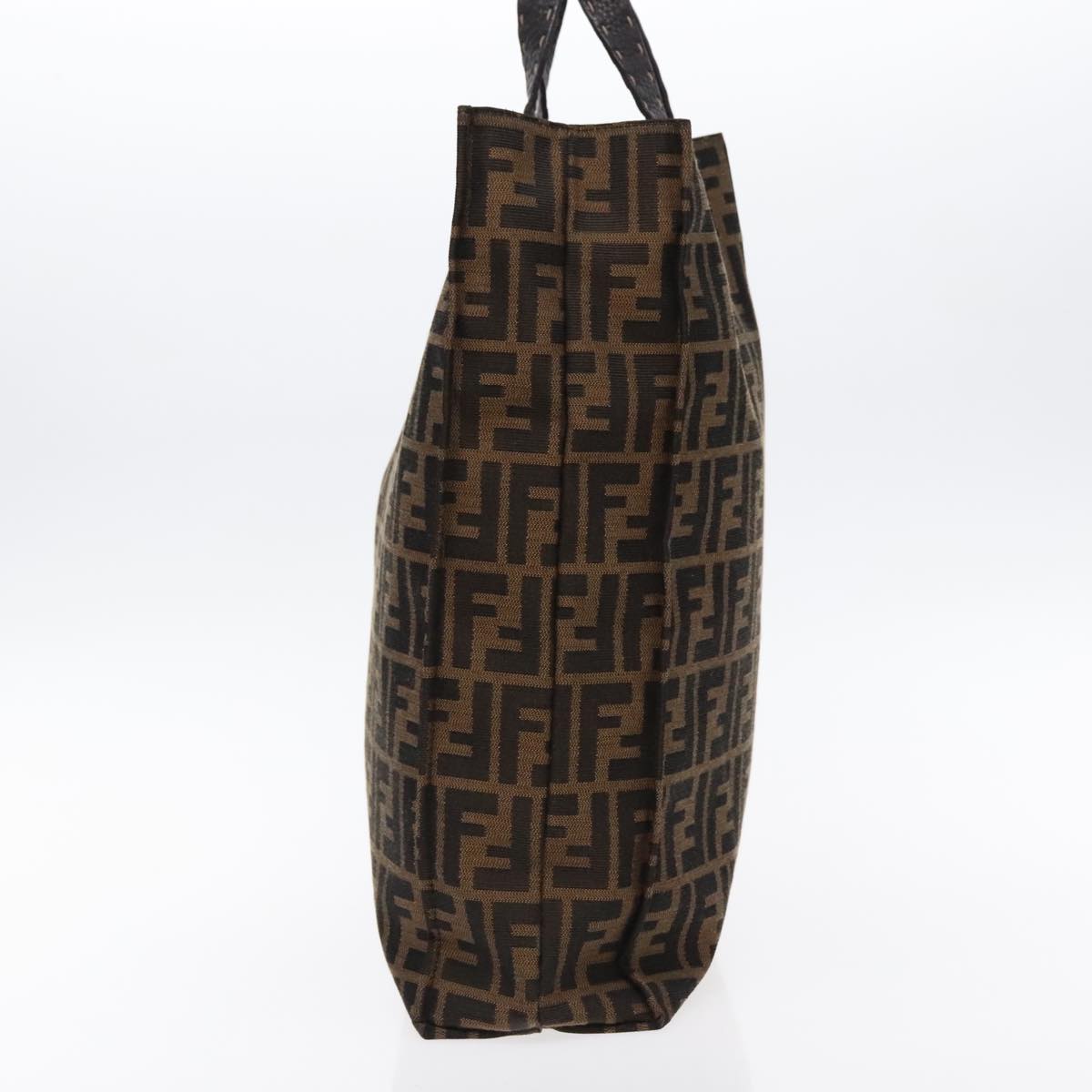 Fendi Selleria Brown Canvas Tote Bag