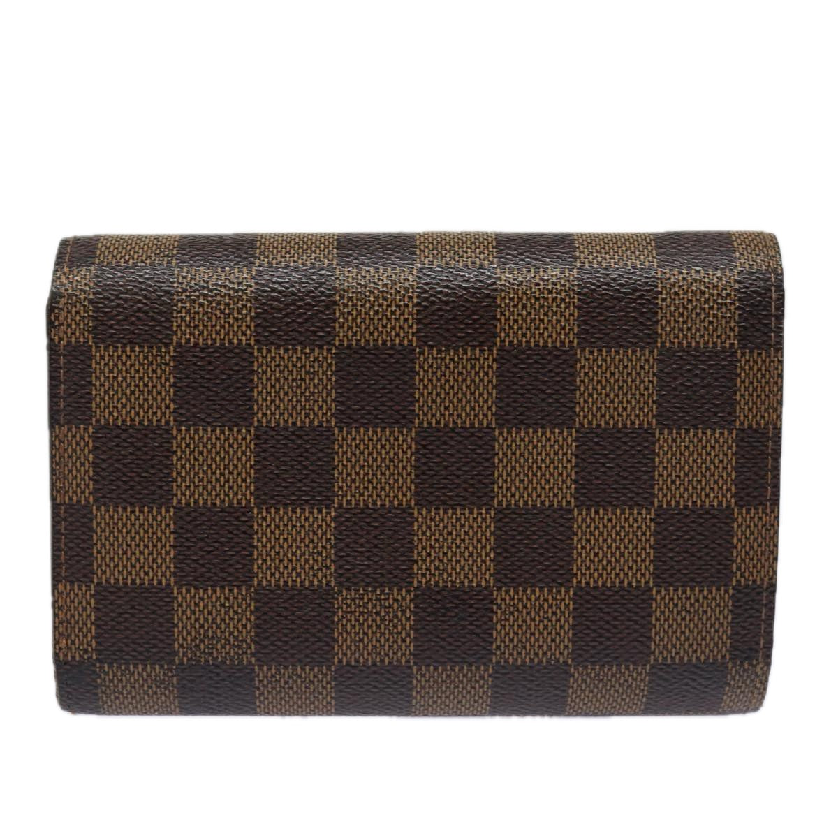 Louis Vuitton Alexandra Brown Canvas Wallet Accessories