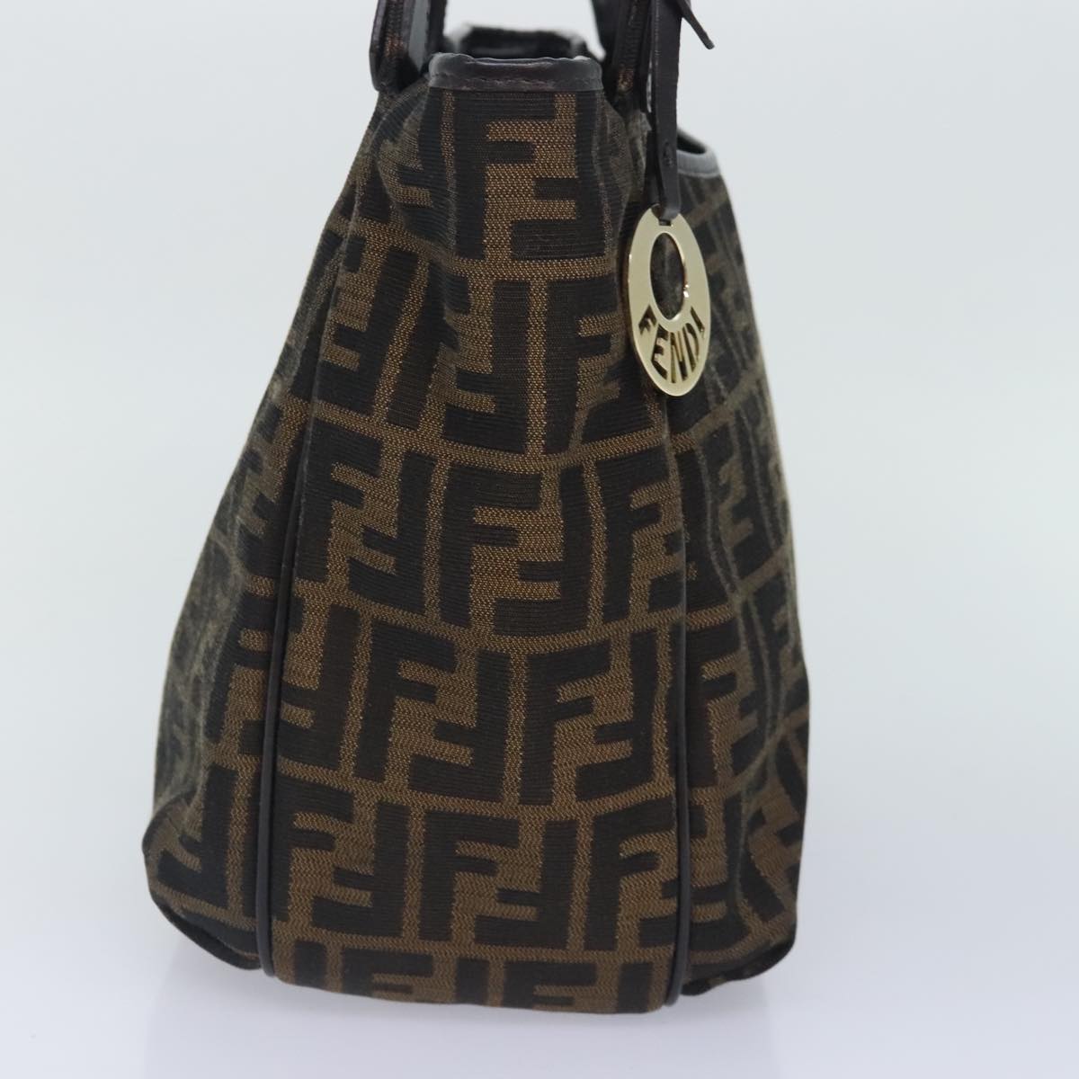 Fendi Brown Canvas Tote Bag