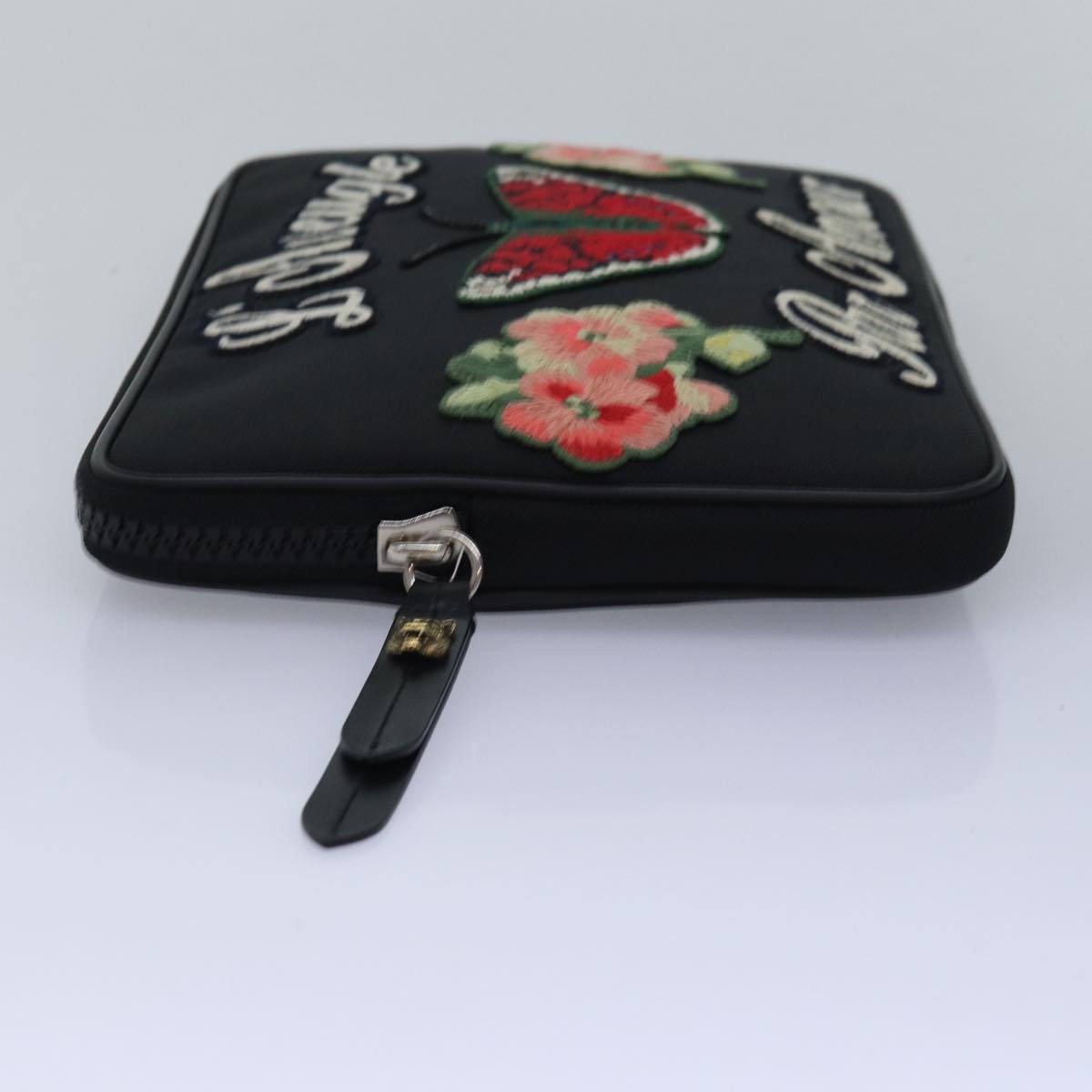 Gucci Techno Black Canvas Clutch Bag