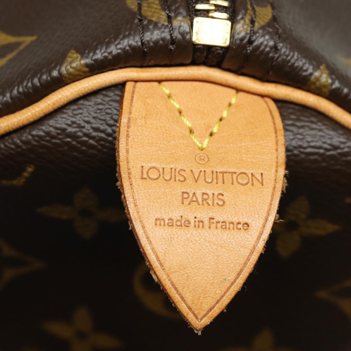 Louis Vuitton Speedy 35 Brown Canvas Hand Bag