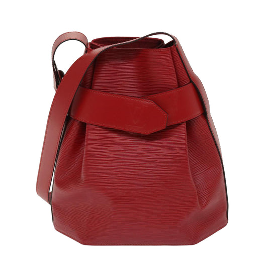 Louis Vuitton Sac d'épaule Red Leather Shoulder Bag