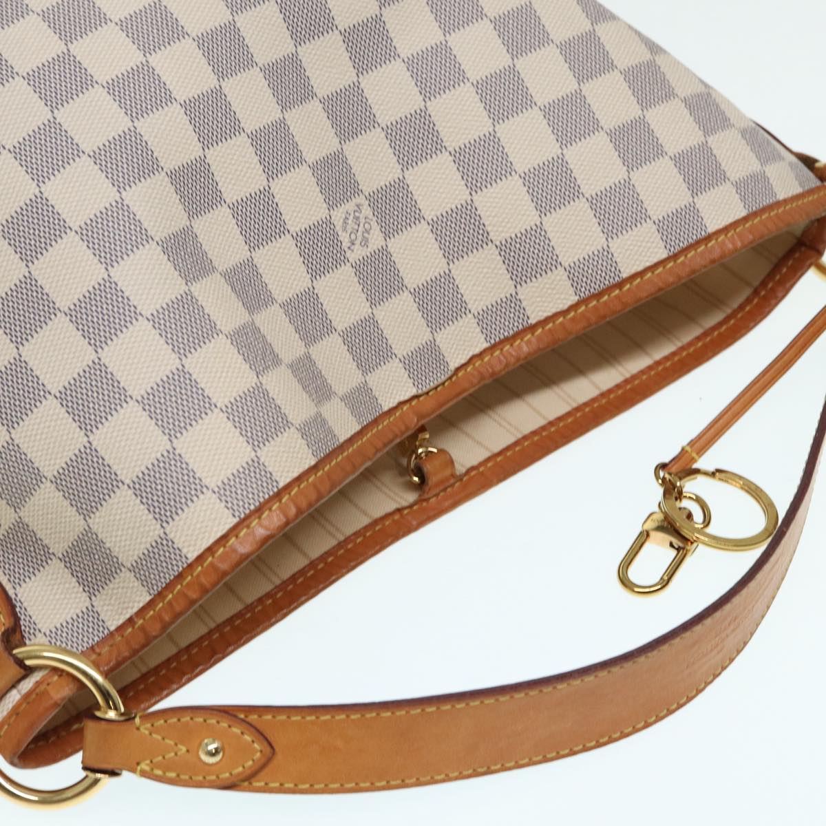 Louis Vuitton Delightful Grey Canvas Shoulder Bag