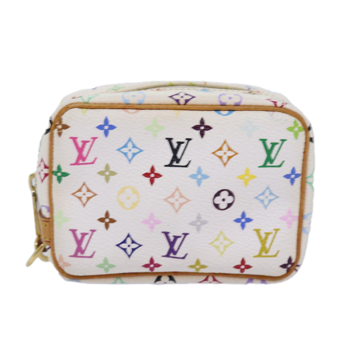 Louis Vuitton Wapiti White Canvas Clutch Bag