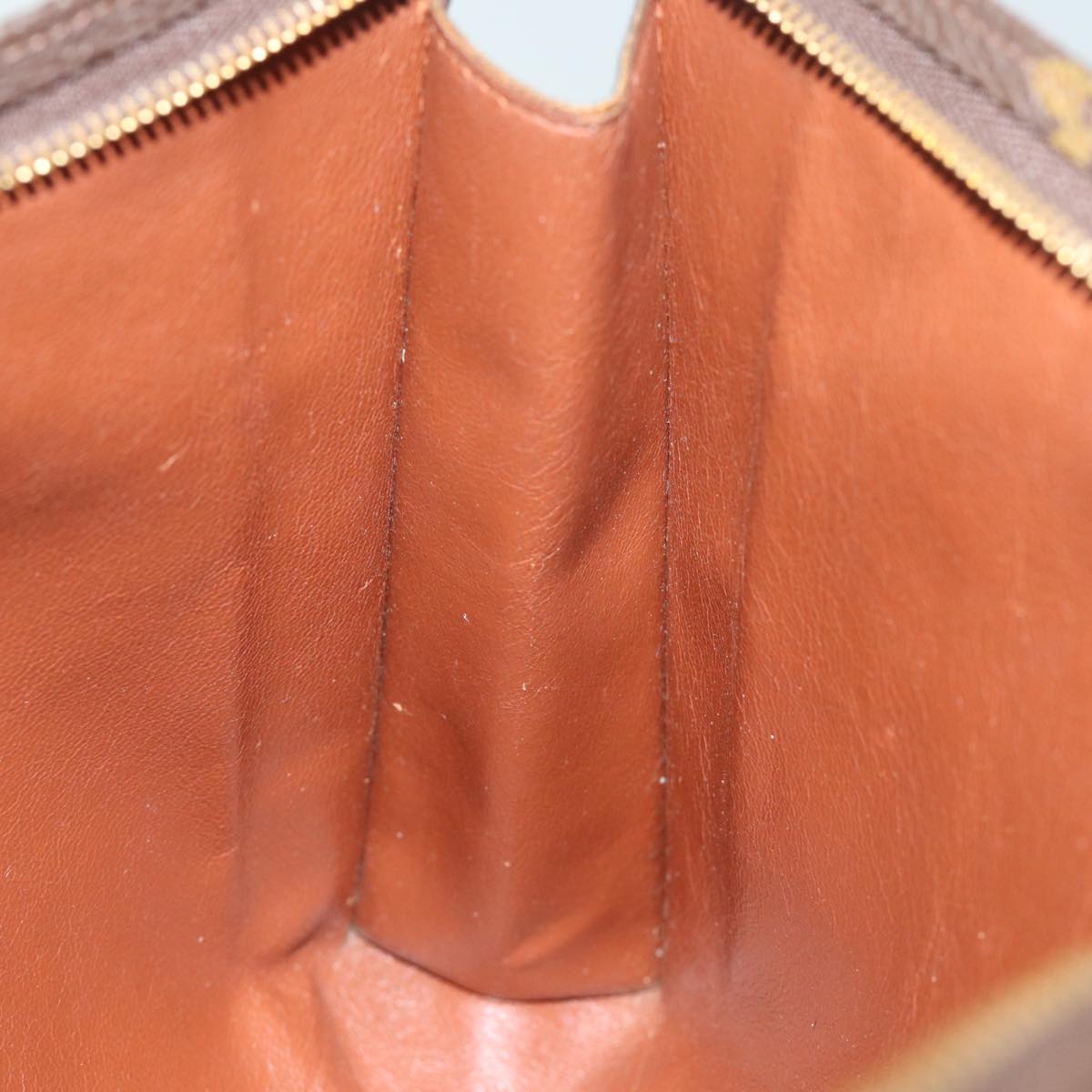 Louis Vuitton Poche Toilette Brown Canvas Clutch Bag