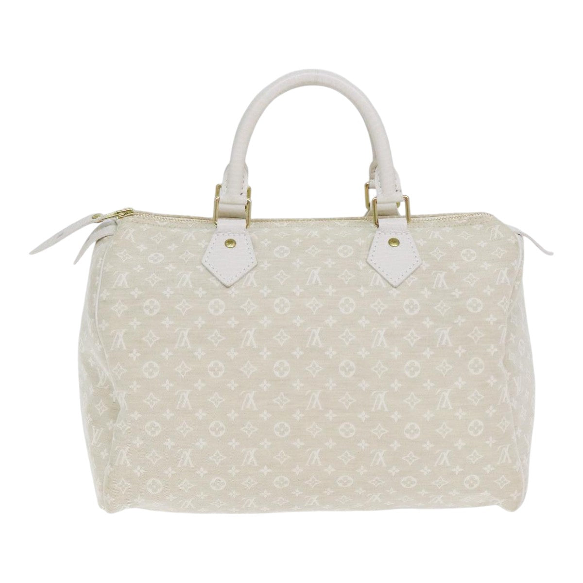 Louis Vuitton Speedy 30 Beige Canvas Hand Bag