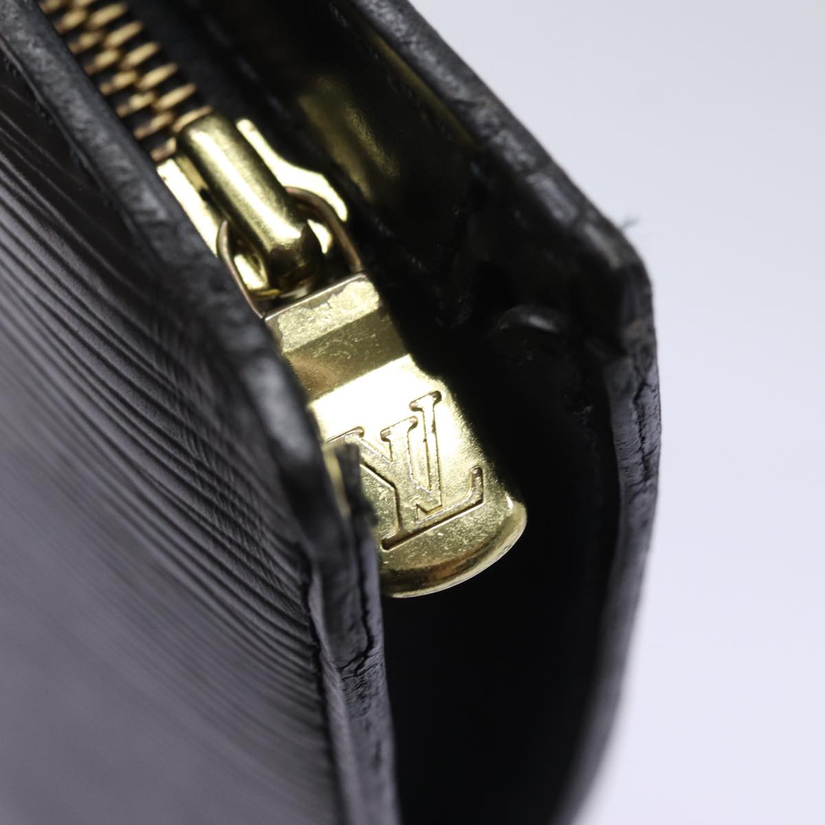 Louis Vuitton Saint Jacques Black Leather Hand Bag