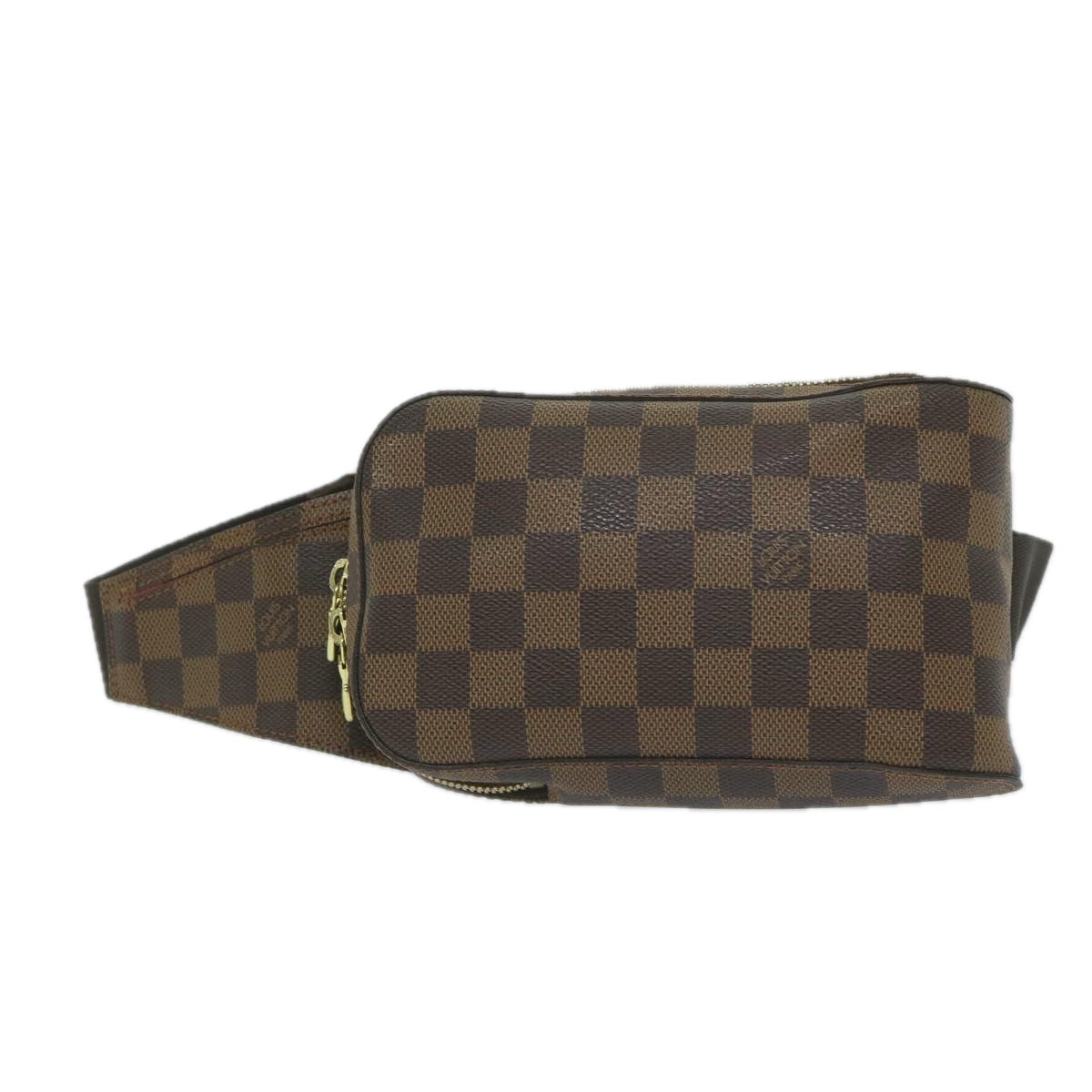 Louis Vuitton Geronimos Brown Canvas Shoulder Bag