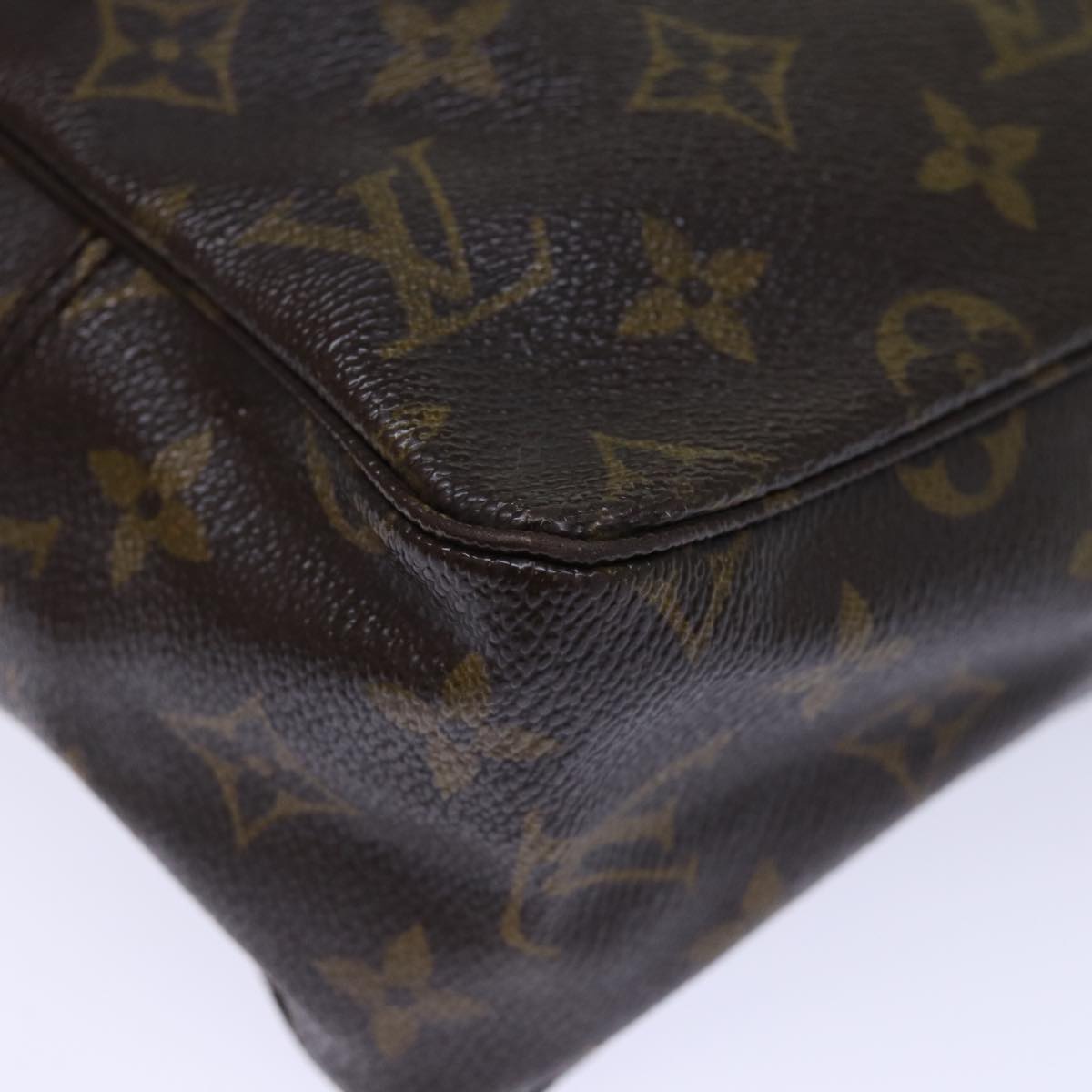 Louis Vuitton Trousse de Toilette Brown Canvas Clutch Bag