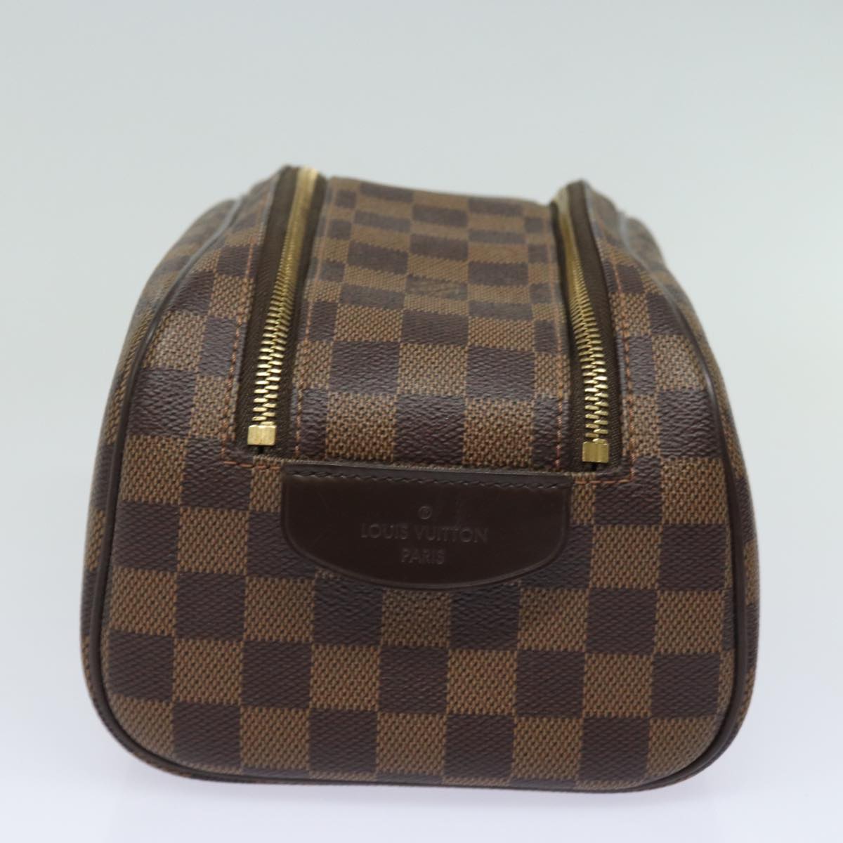 Louis Vuitton Trousse de Toilette Brown Canvas Clutch Bag