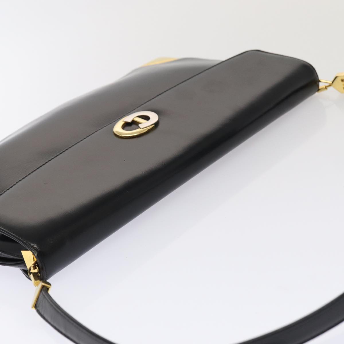 Dior Black Leather Shoulder Bag