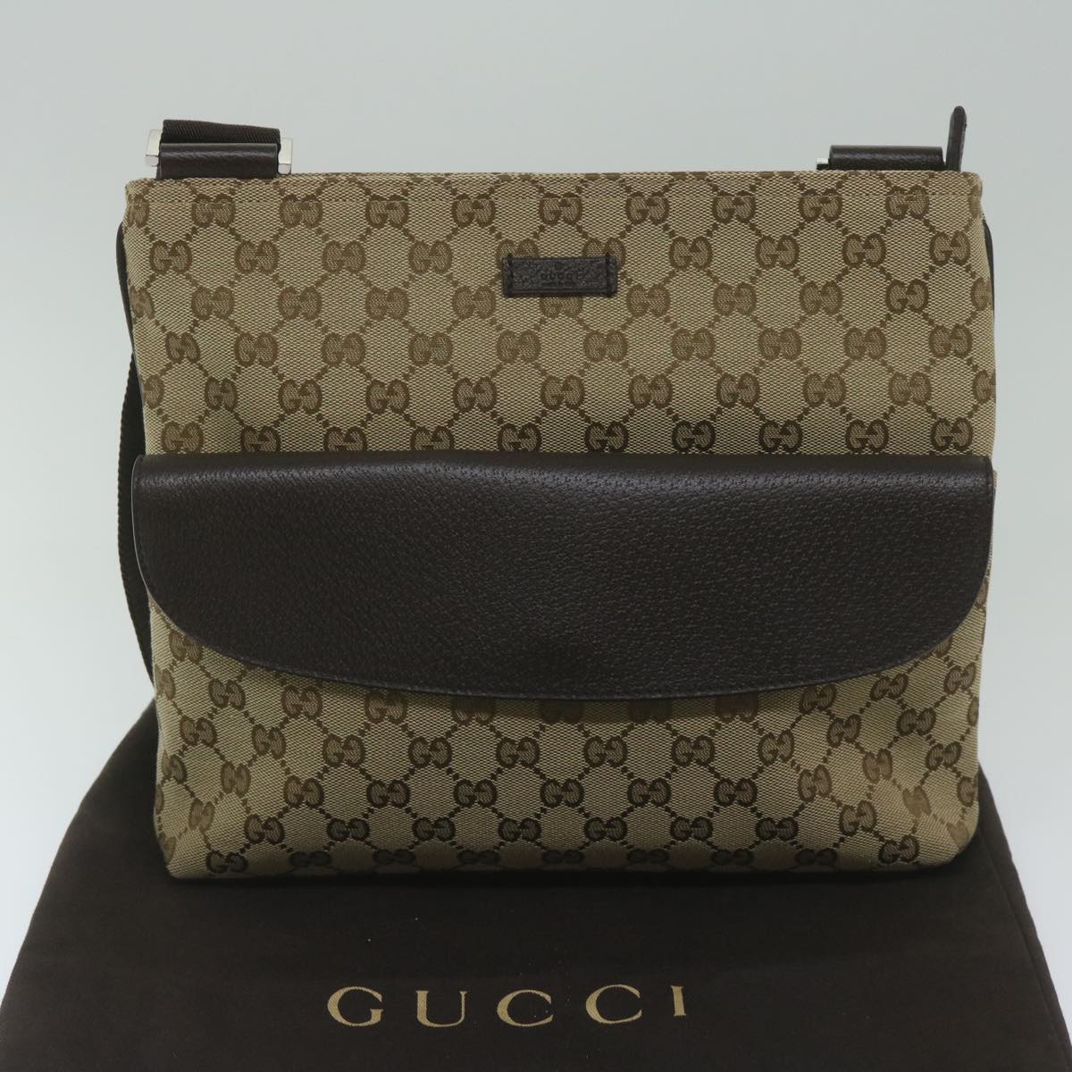 Gucci GG canvas Beige Canvas Shoulder Bag