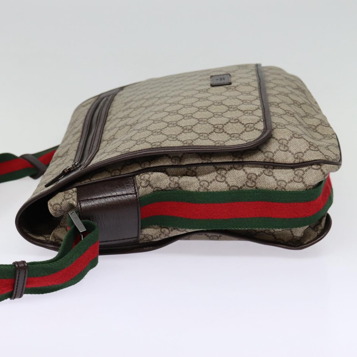 Gucci Messenger Beige Canvas Shoulder Bag