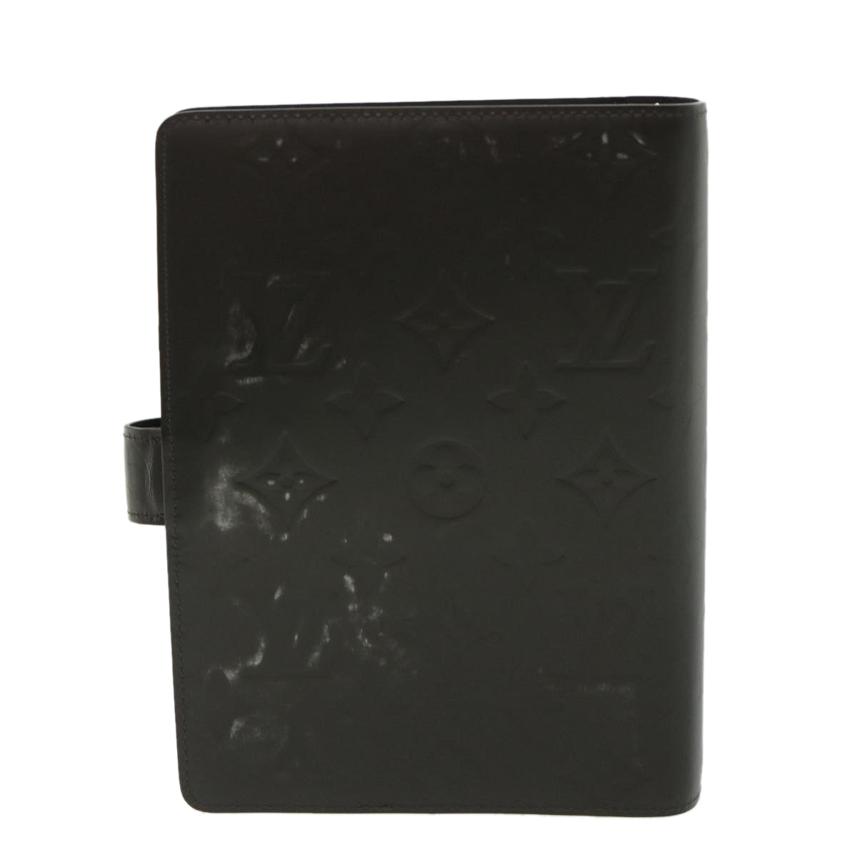 Louis Vuitton Agenda PM Black Canvas Wallet Accessories