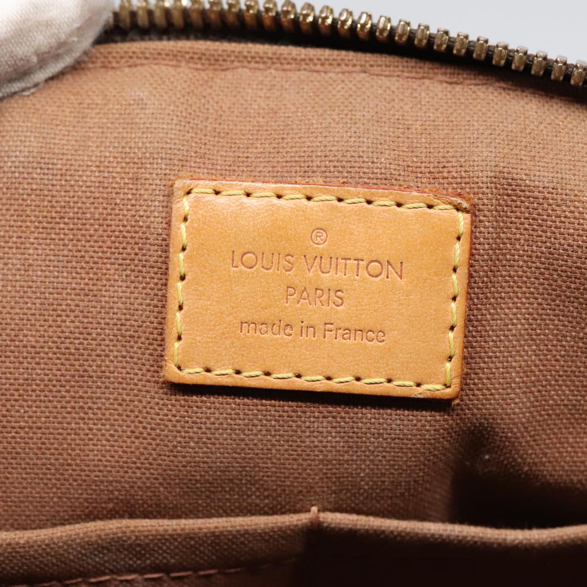 Louis Vuitton Tivoli Brown Canvas Hand Bag