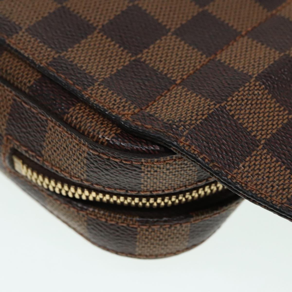 Louis Vuitton Geronimos Brown Canvas Shoulder Bag