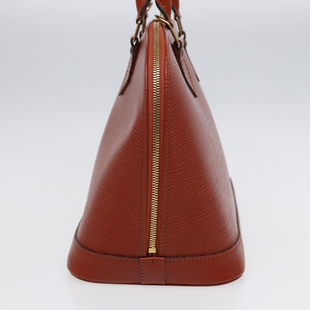 Louis Vuitton Alma Brown Leather Hand Bag