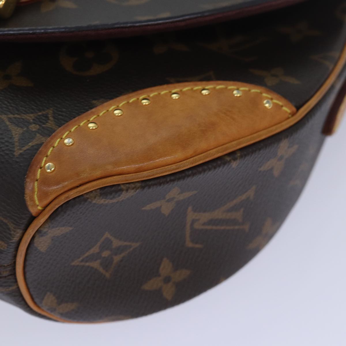 Louis Vuitton Saint Cloud Brown Canvas Shoulder Bag