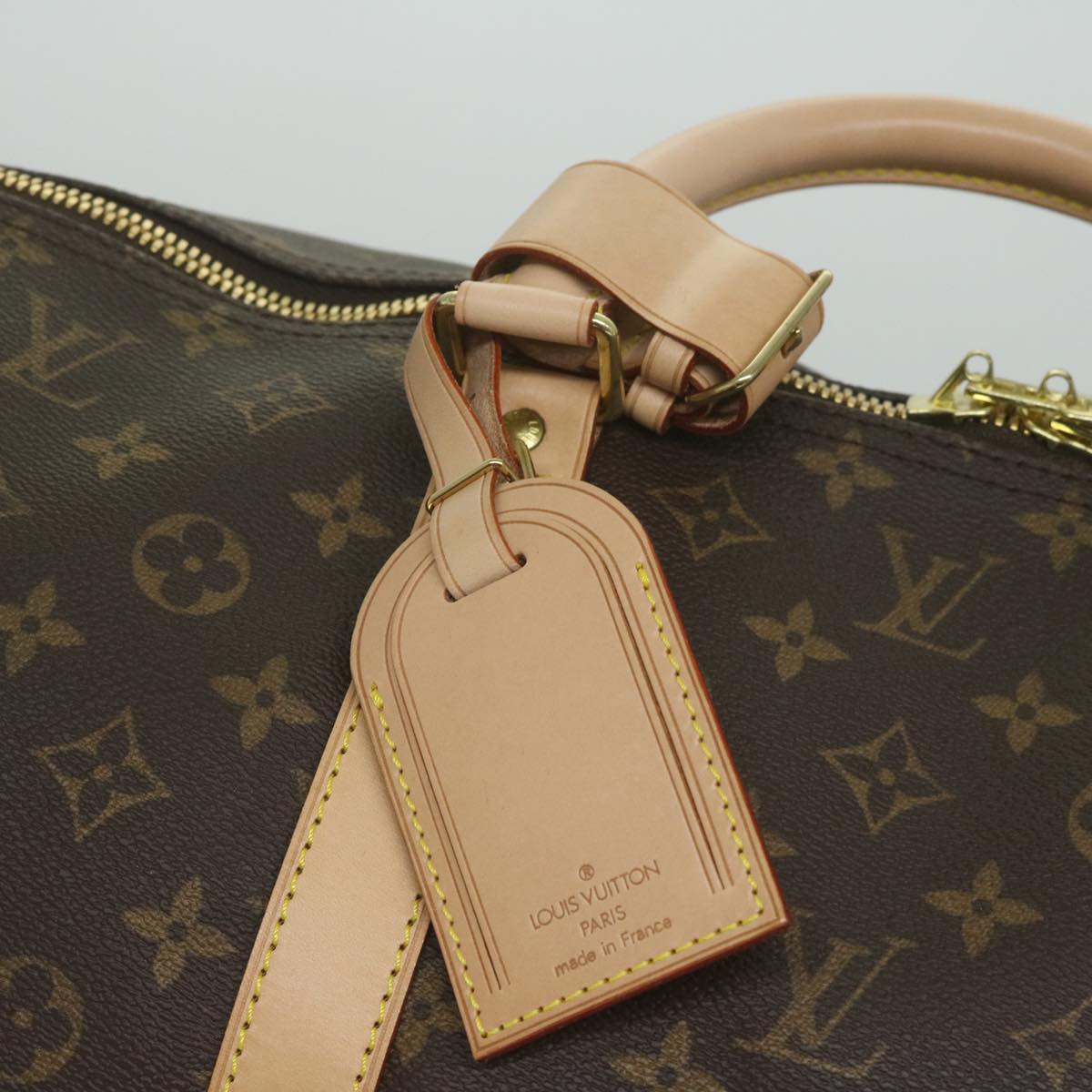 Louis Vuitton Keepall Bandoulière 60 Brown Canvas Shoulder Bag