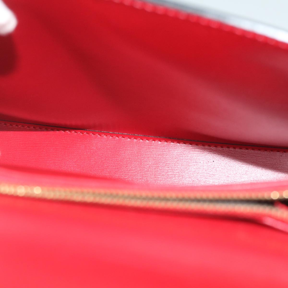 Louis Vuitton Malesherbes Red Leather Hand Bag