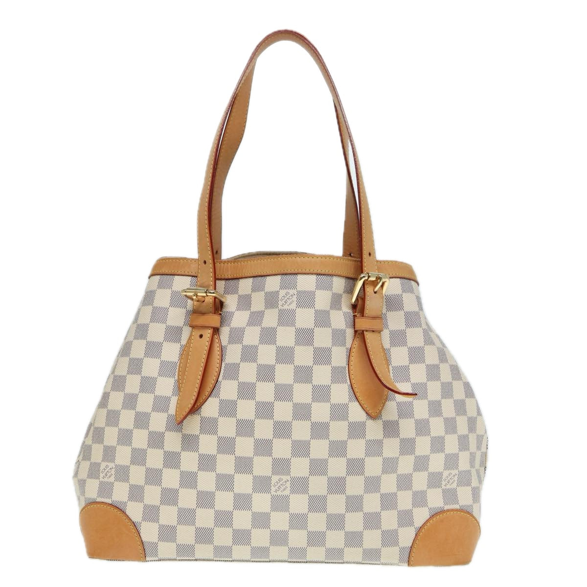 Louis Vuitton Hampstead Beige Canvas Tote Bag