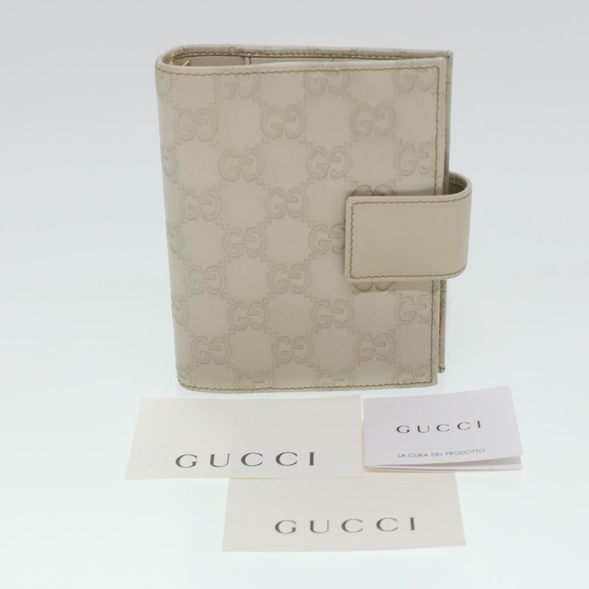 Gucci GG canvas White Canvas Wallet Accessories