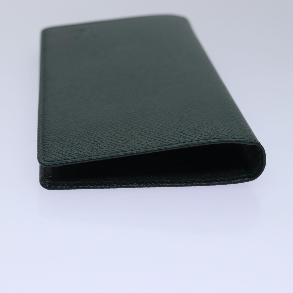 Louis Vuitton Agenda de Poche Green Leather Wallet Accessories