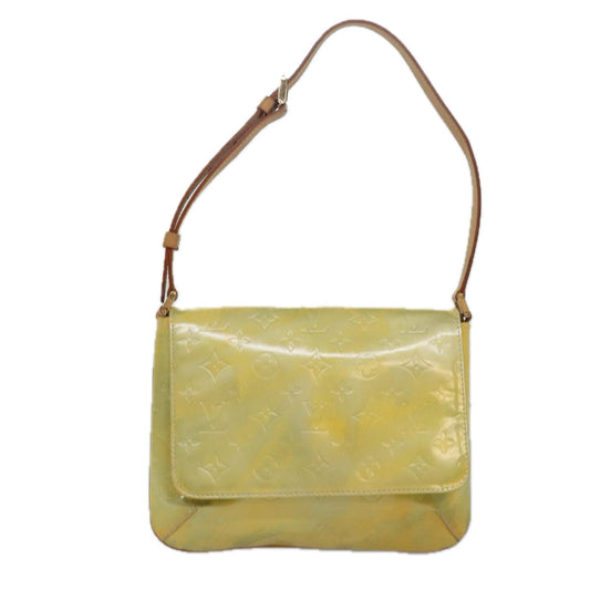 Louis Vuitton Thompson Street Yellow Patent Leather Shoulder Bag