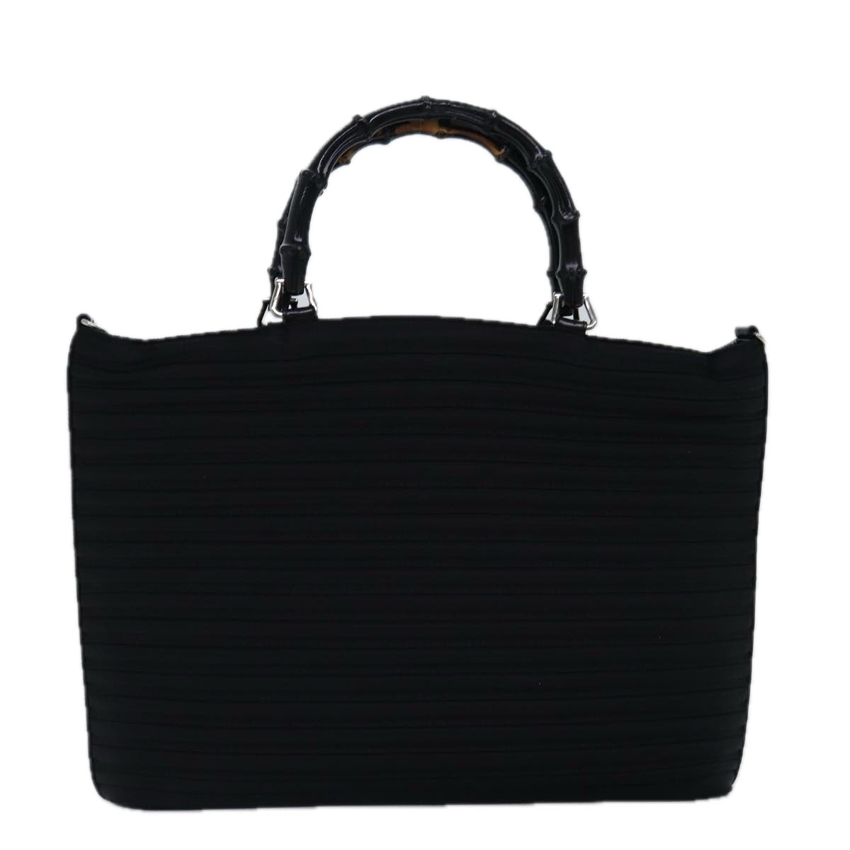 Gucci Bamboo Black Synthetic Hand Bag