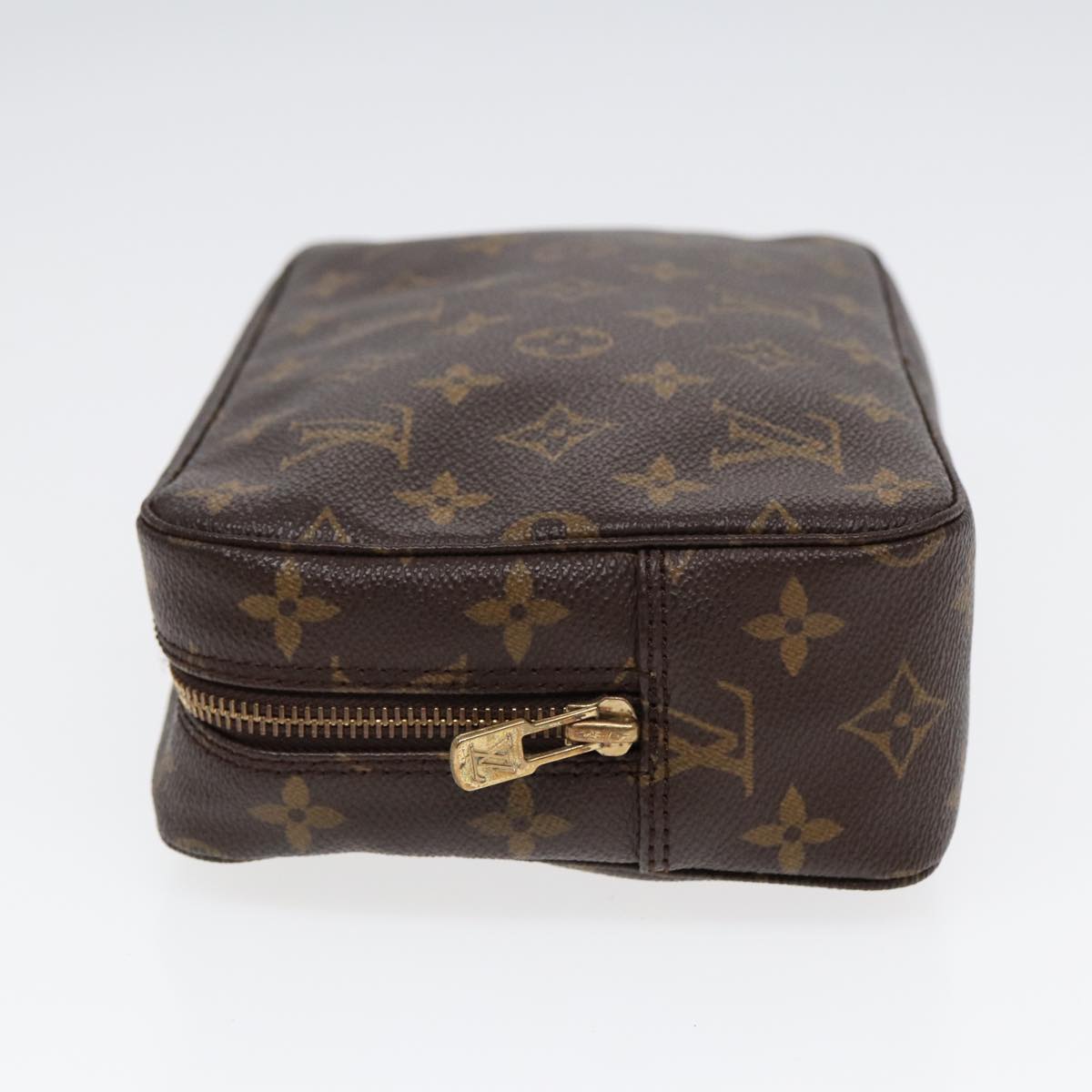 Louis Vuitton Trousse de Toilette Brown Canvas Clutch Bag