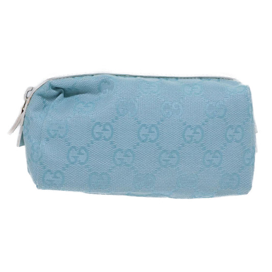 Gucci GG canvas Blue Canvas Clutch Bag