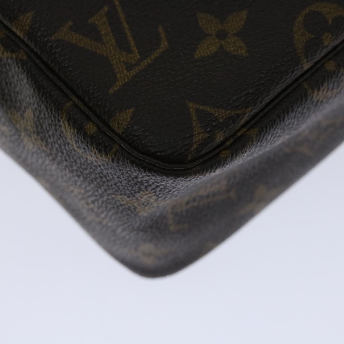 Louis Vuitton Trousse de Toilette Brown Canvas Clutch Bag