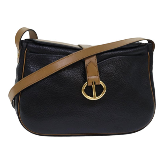 Dior Girl Black Leather Shoulder Bag