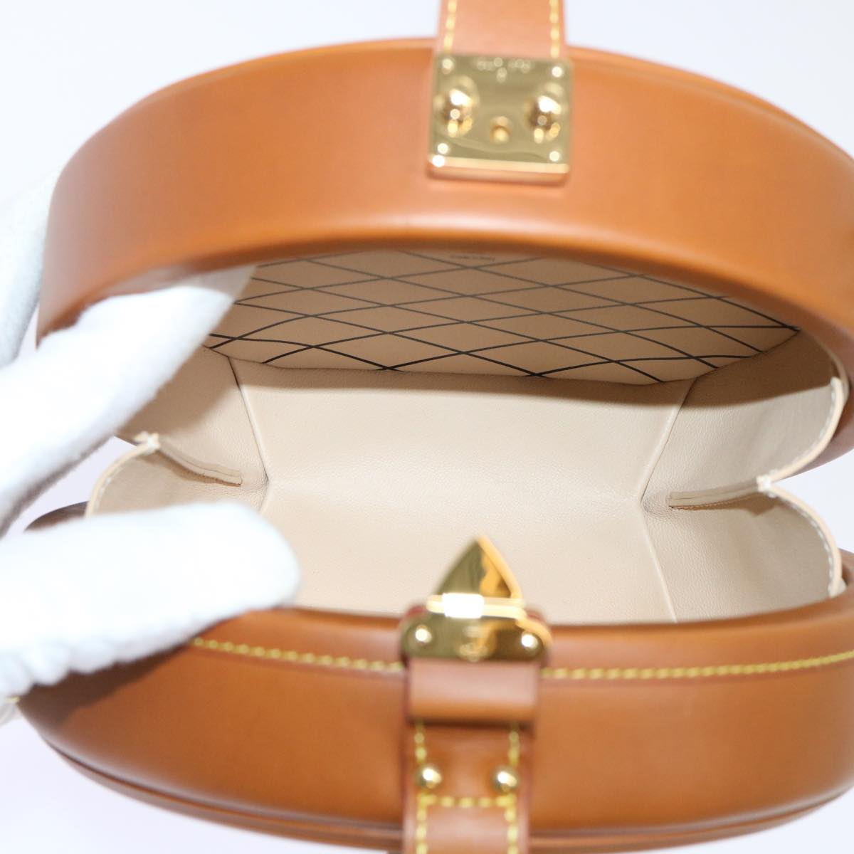 Louis Vuitton Brown Leather Shoulder Bag