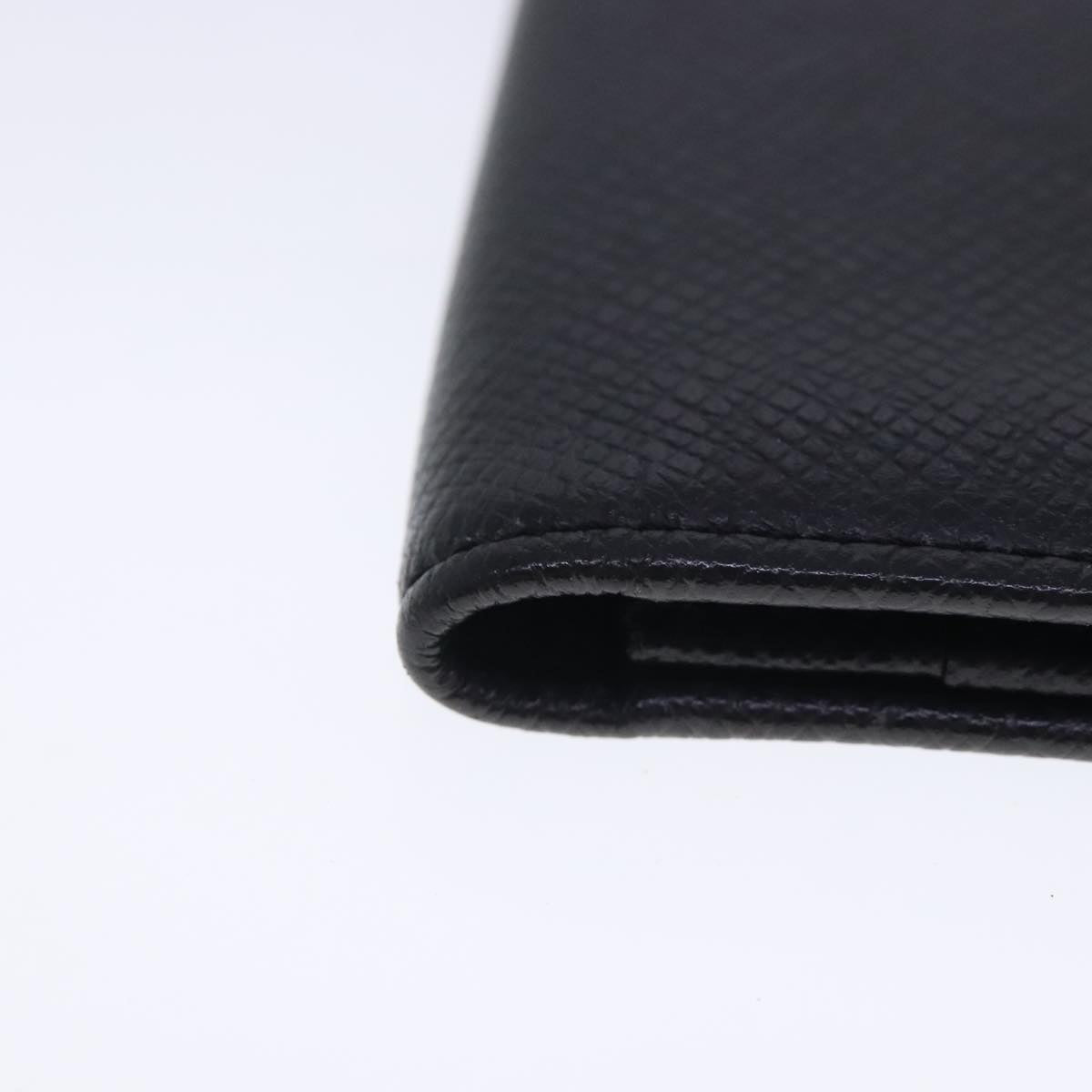 Louis Vuitton Porte Carte Credit Black Calfskin Wallet Accessories