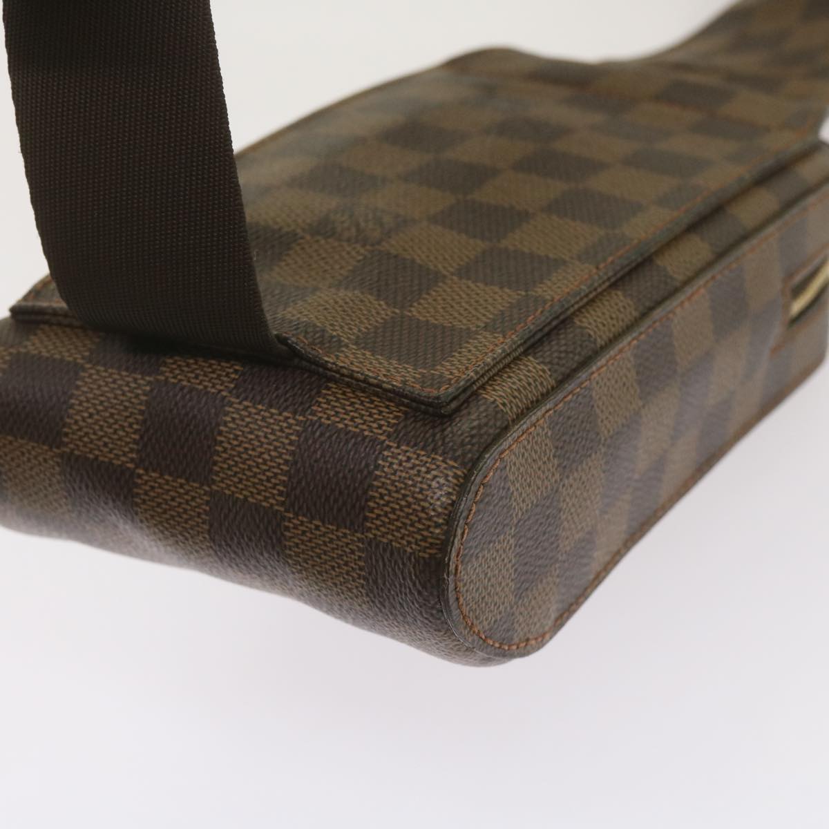 Louis Vuitton Geronimos Brown Canvas Shoulder Bag