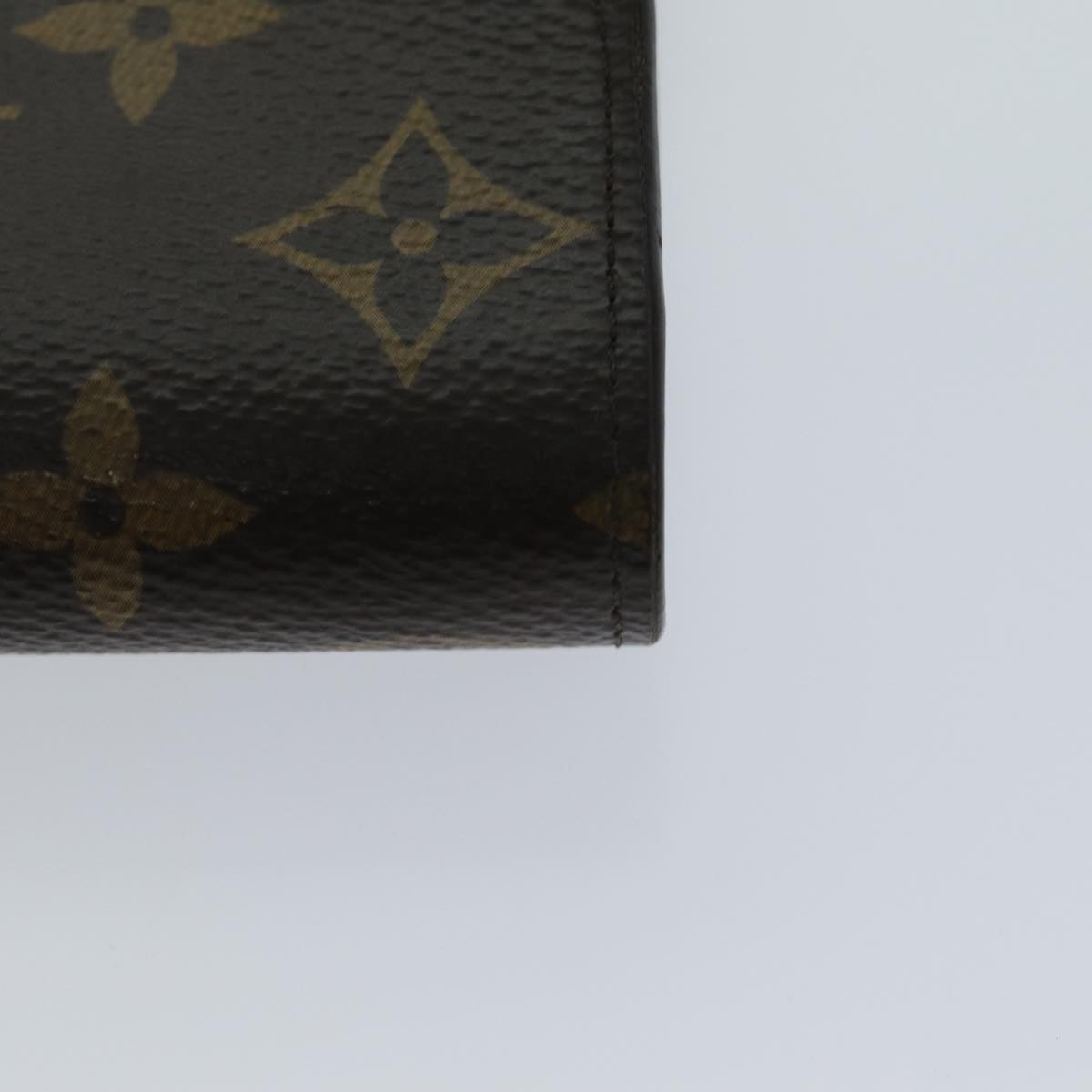 Louis Vuitton Portefeuille Sarah Brown Canvas Wallet Accessories